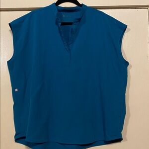 Figs Women's Blue Sleeveless Top